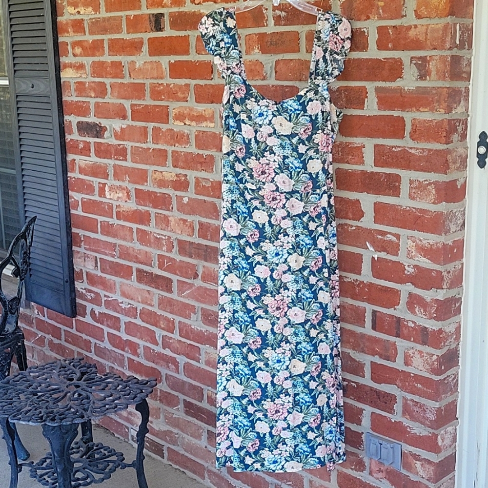 Loft Floral Pocket Dress